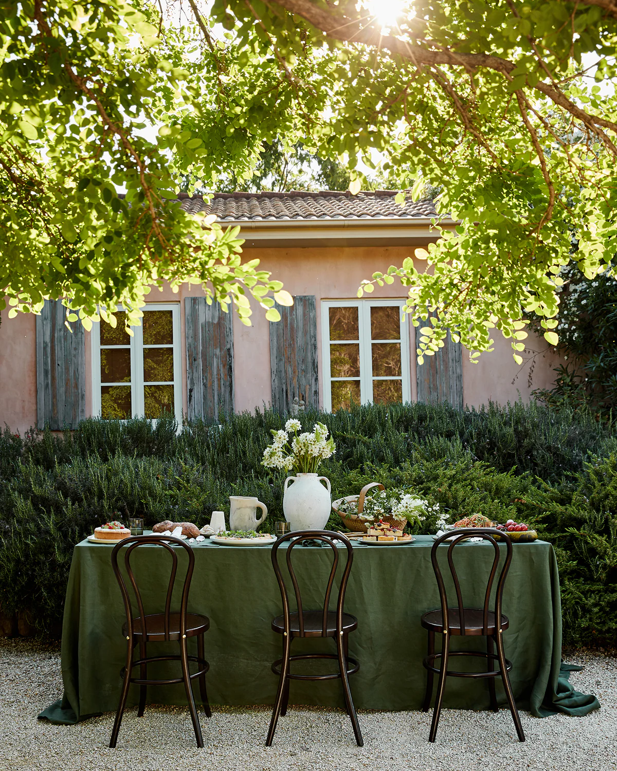 Olive 100% French Flax Linen Tablecloth - Image 6