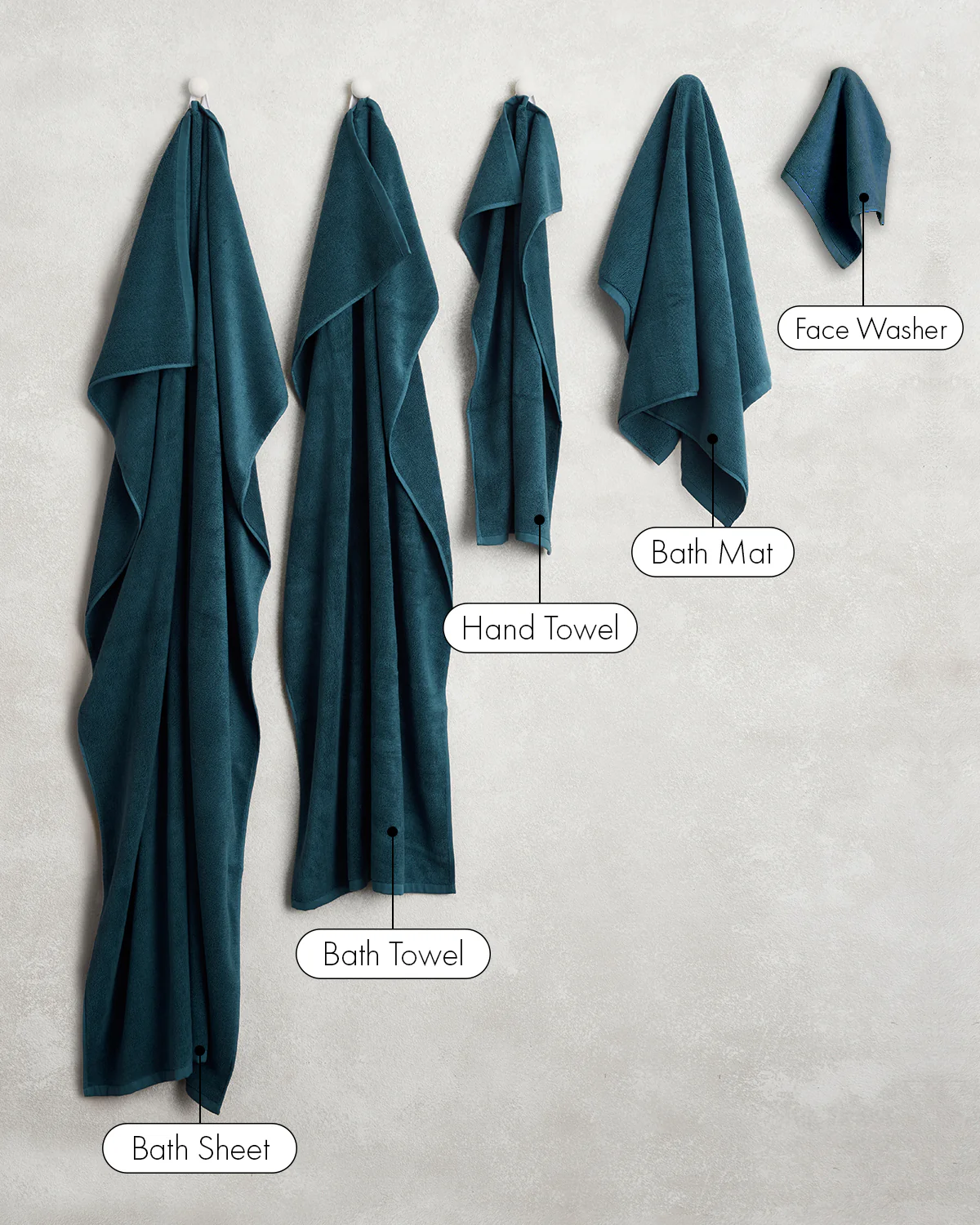 Aegean 100% Cotton Terry Bath Sheet - Image 5