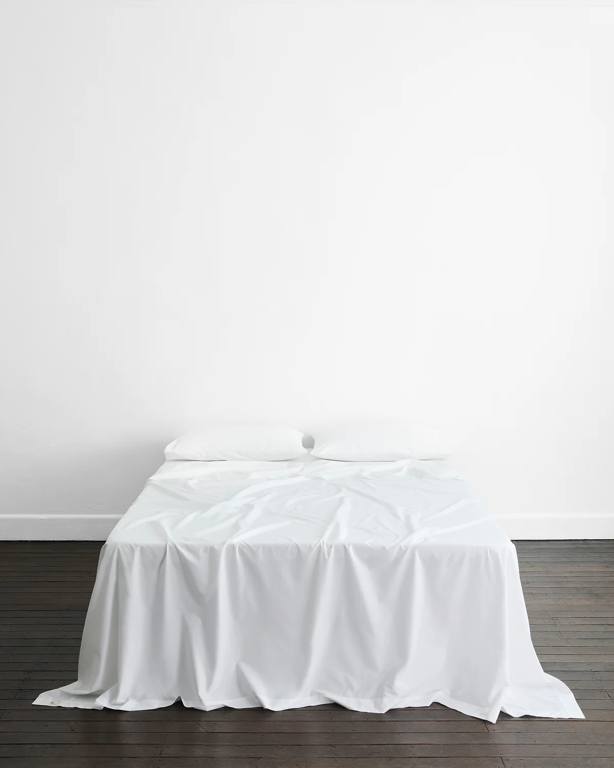 Crisp White 100% Organic Cotton Flat Sheet