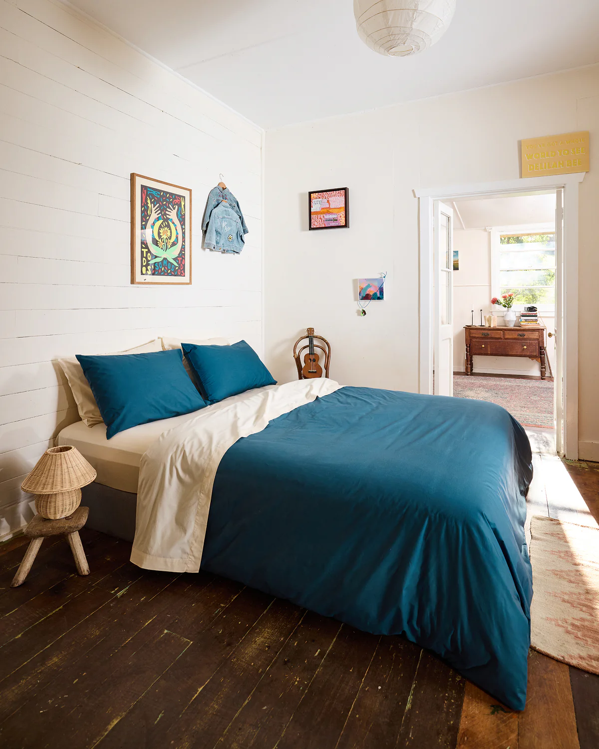 Aegean 100% Organic Cotton Duvet Cover - Image 5
