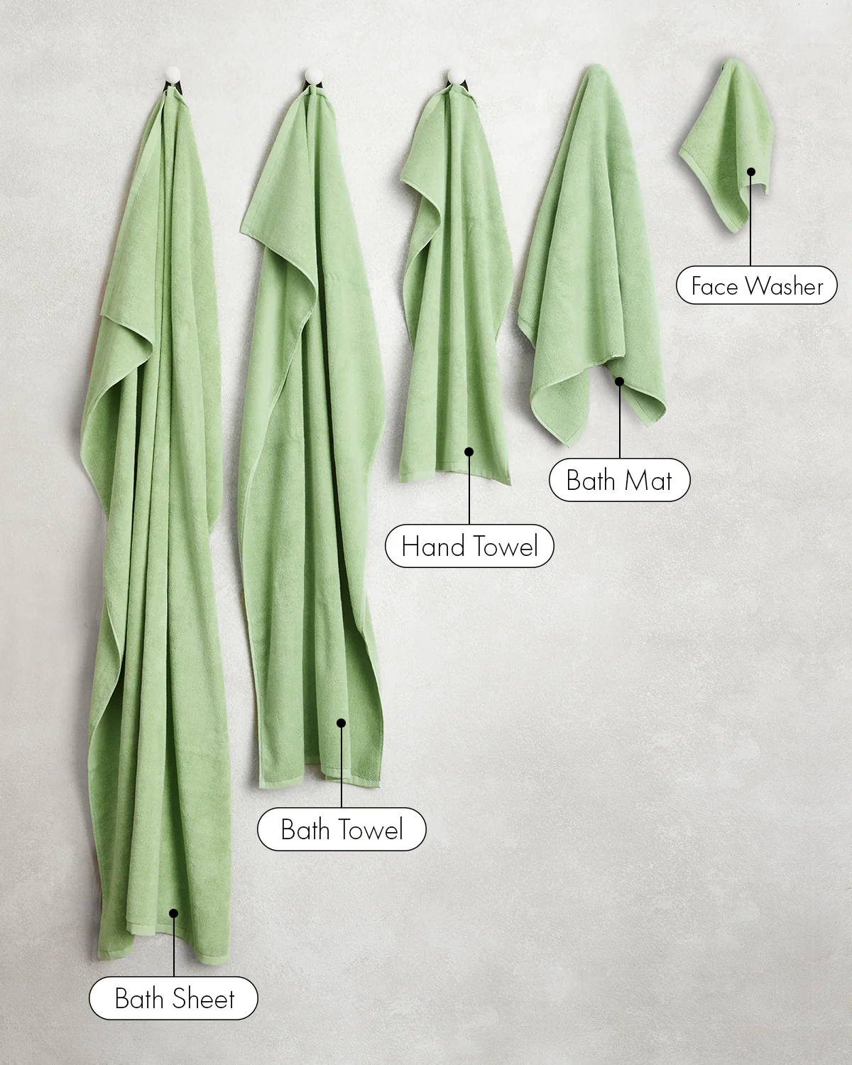 Apple 100% Cotton Terry Bath Sheet - Image 5