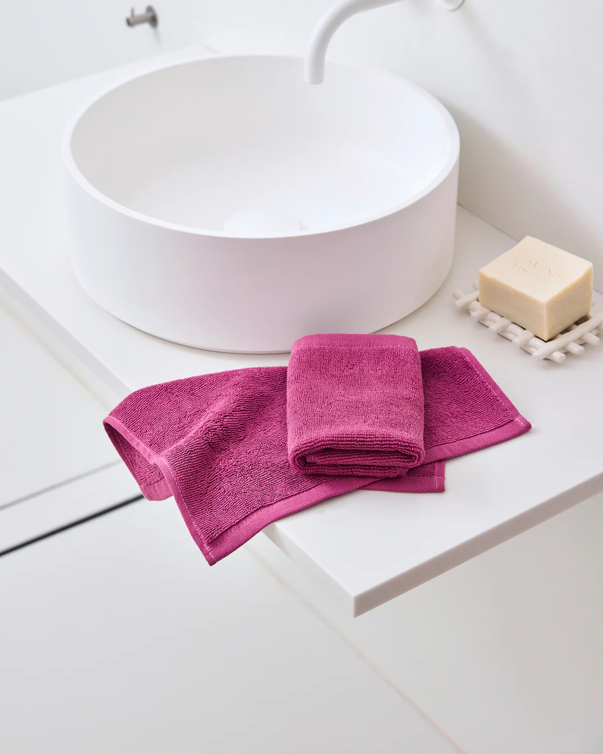 Berry 100% Cotton Terry Face Washers (Set of Two) - Image 5