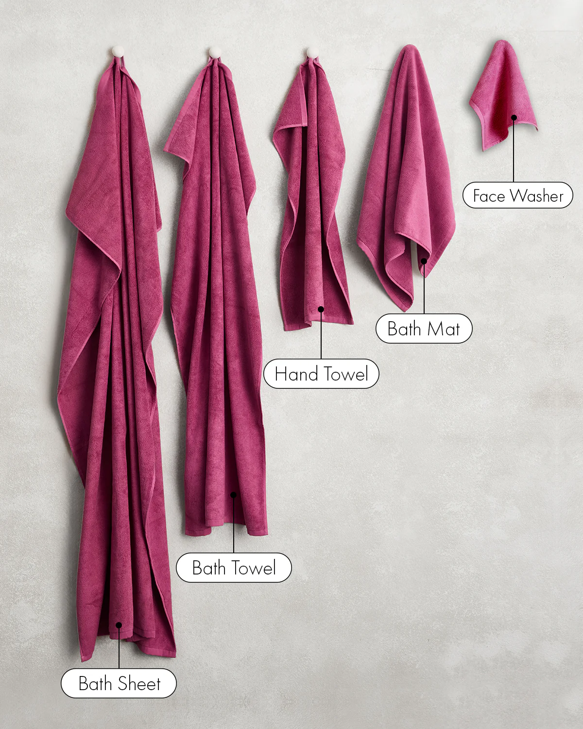 Berry 100% Cotton Terry Face Washers (Set of Two) - Image 7