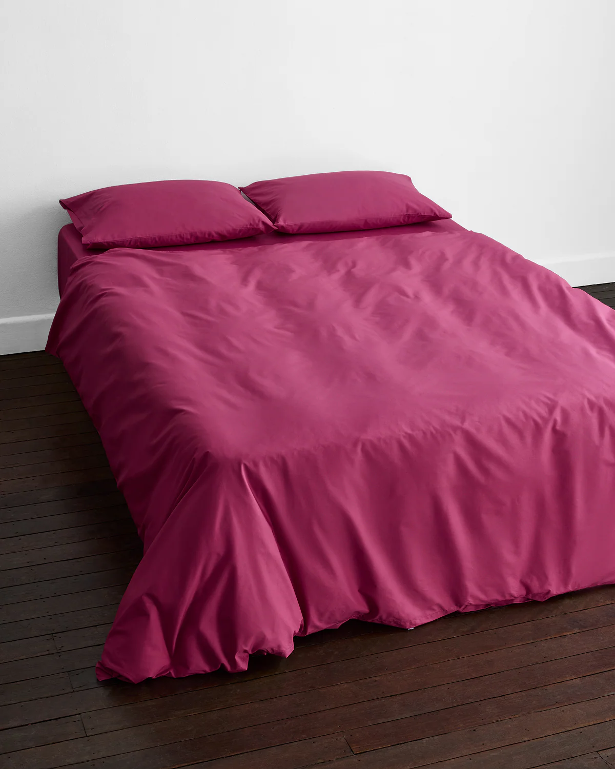 Berry 100% Organic Cotton Duvet Cover - Image 3