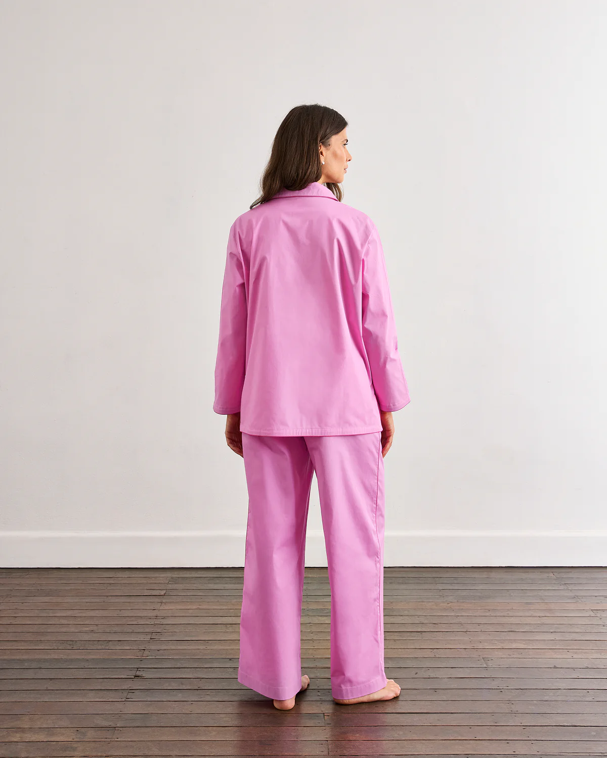 Bubblegum & Berry Piped Long Sleeve Shirt - Image 4