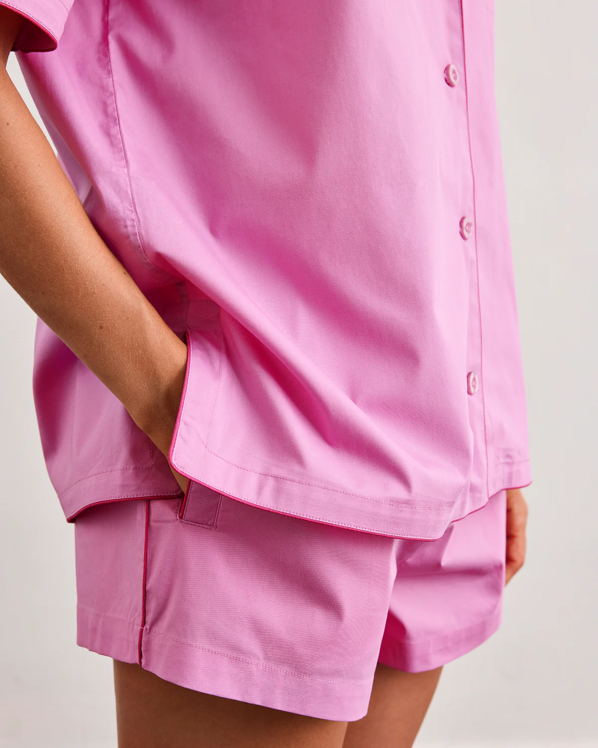 Bubblegum & Berry Piped Shorts - Image 3