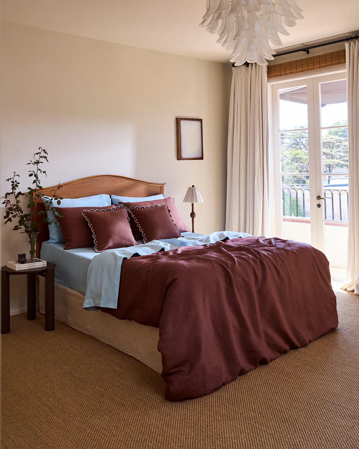 Cacao 100% French Flax Linen Bedding Set - Image 6
