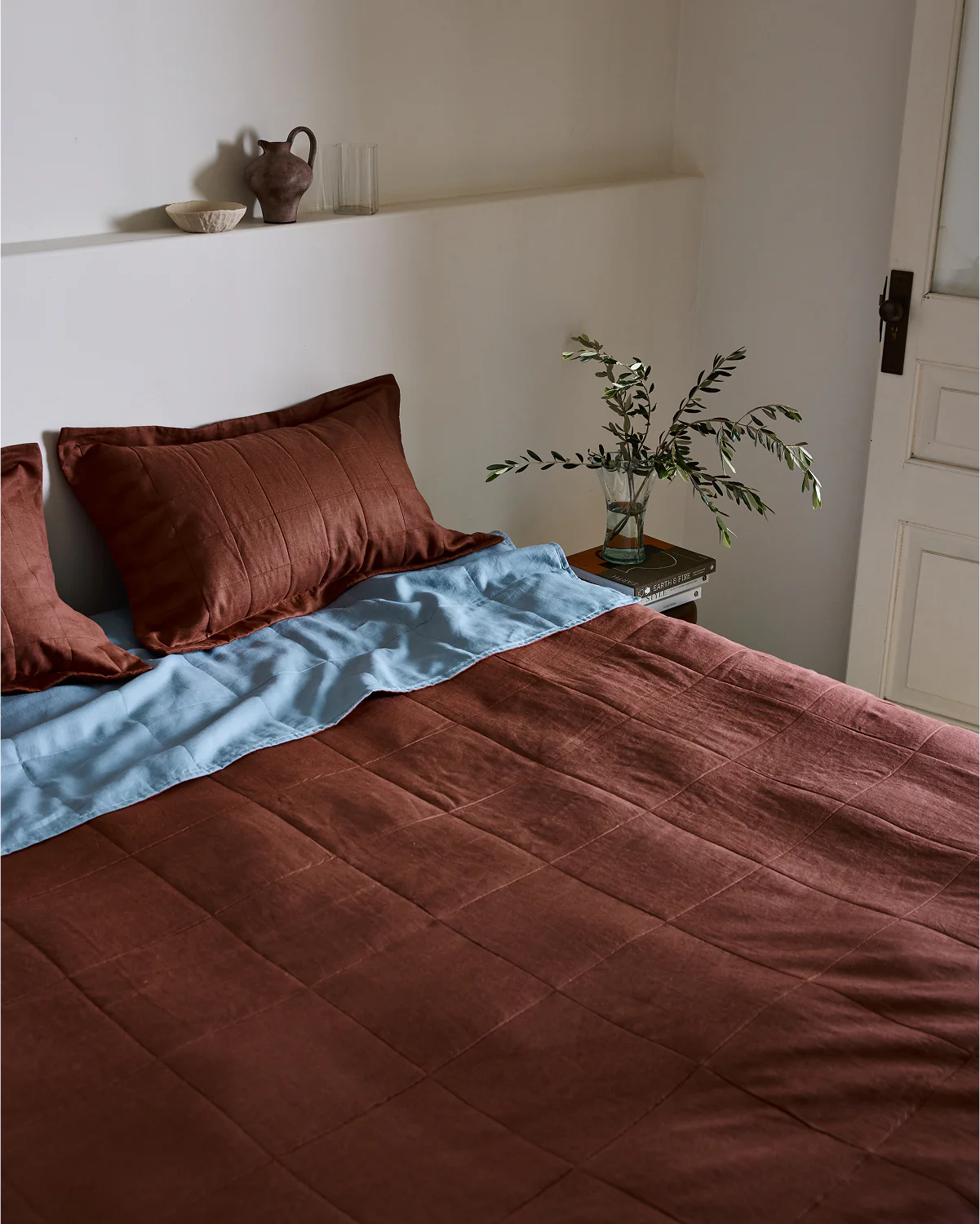 Cacao Quilted Pillowcases (Set of Two) - Image 3