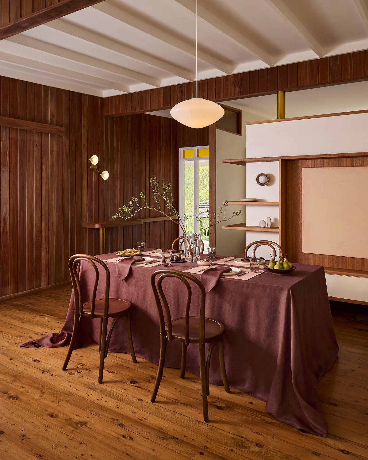 Cacao & Hazelnut 100% French Flax Linen Table Bundle - Image 2