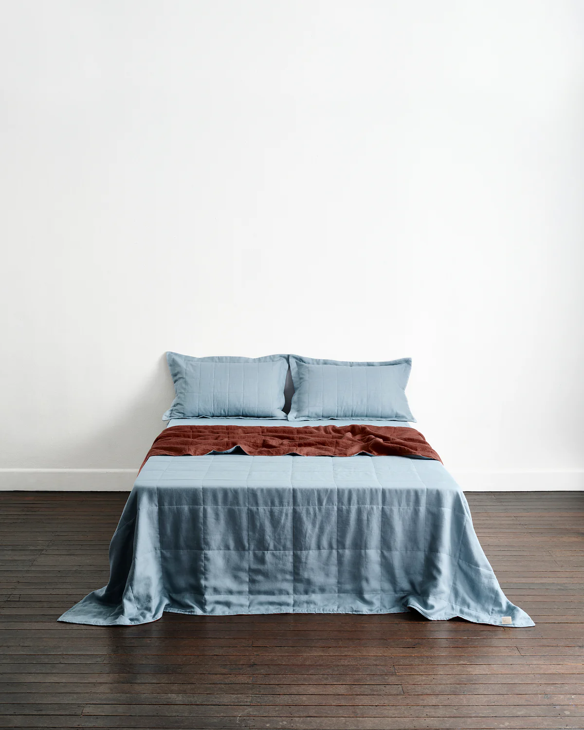 Cacao & Lagoon Two-Tone Quilt - Image 2
