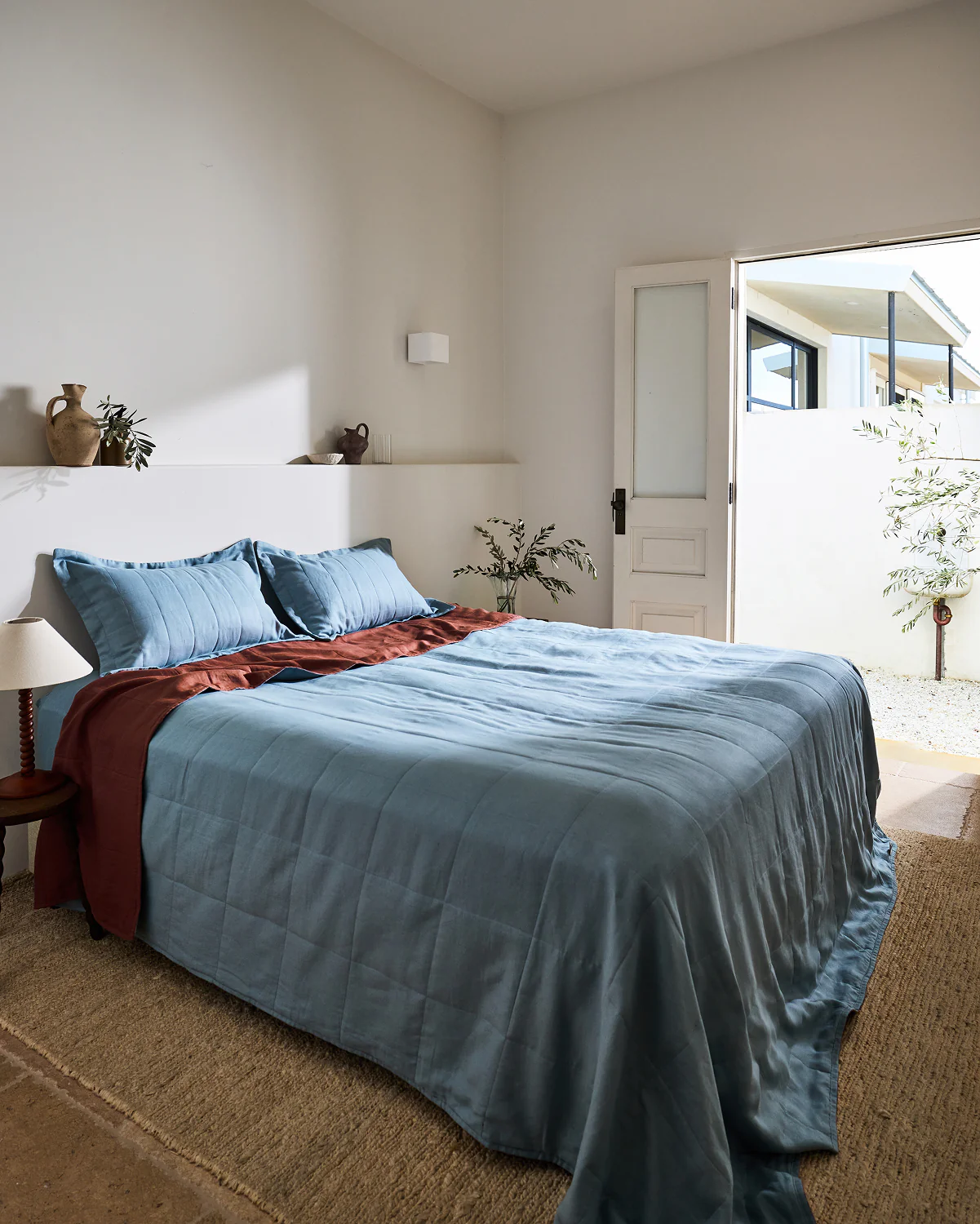 Cacao & Lagoon Two-Tone Quilt - Image 5