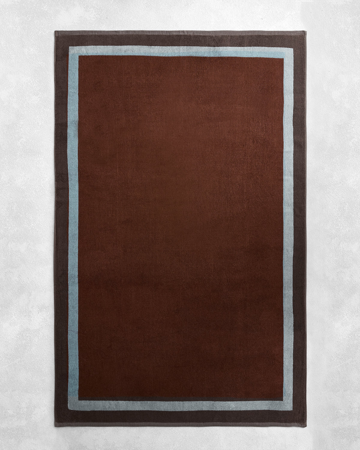 Cacao & Lagoon Two-Toned 100% Cotton Terry Bath Sheet - Image 5