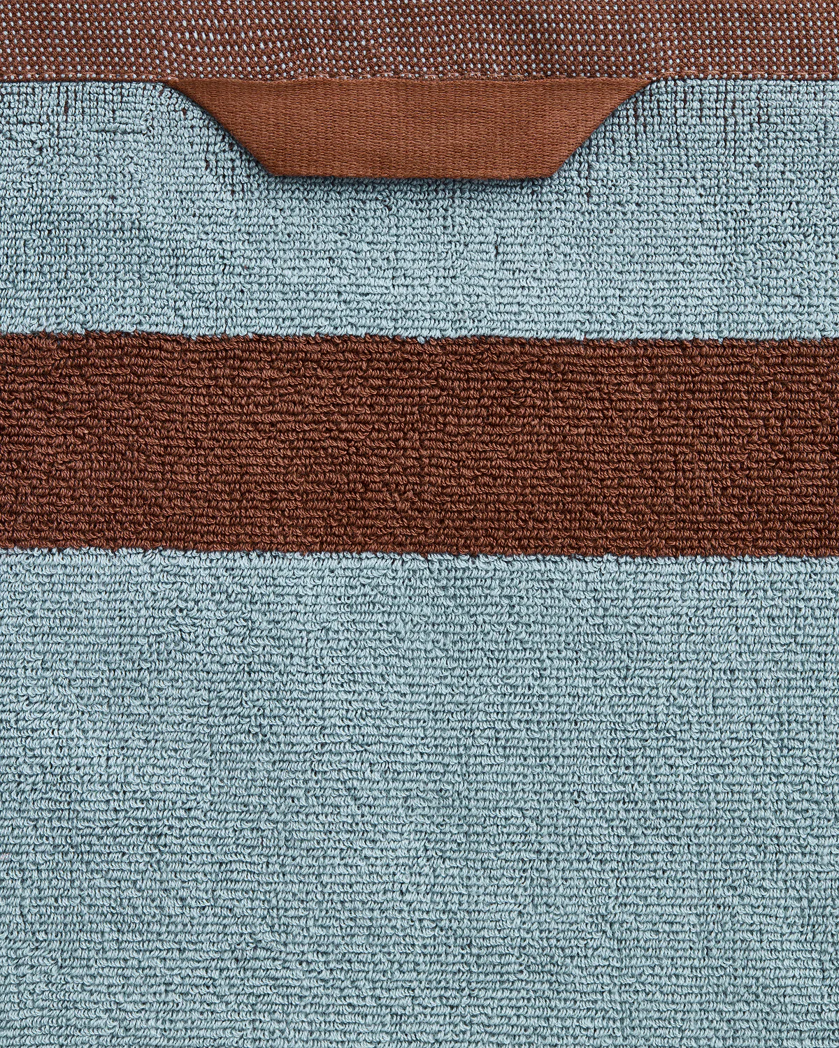 Cacao & Lagoon Two-Toned 100% Cotton Terry Bath Sheet - Image 7