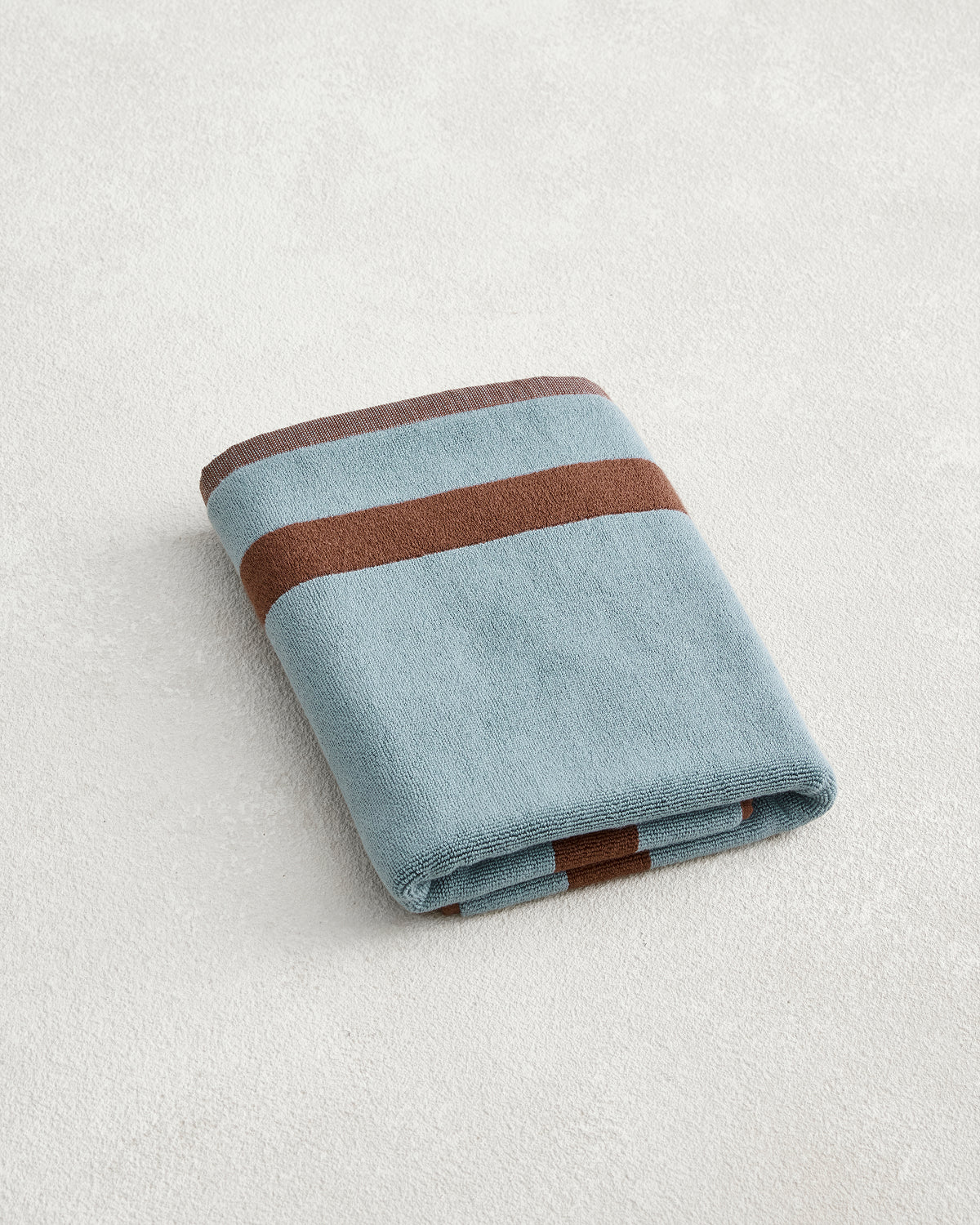 Cacao & Lagoon Two-Toned 100% Cotton Terry Bath Mat - Image 6