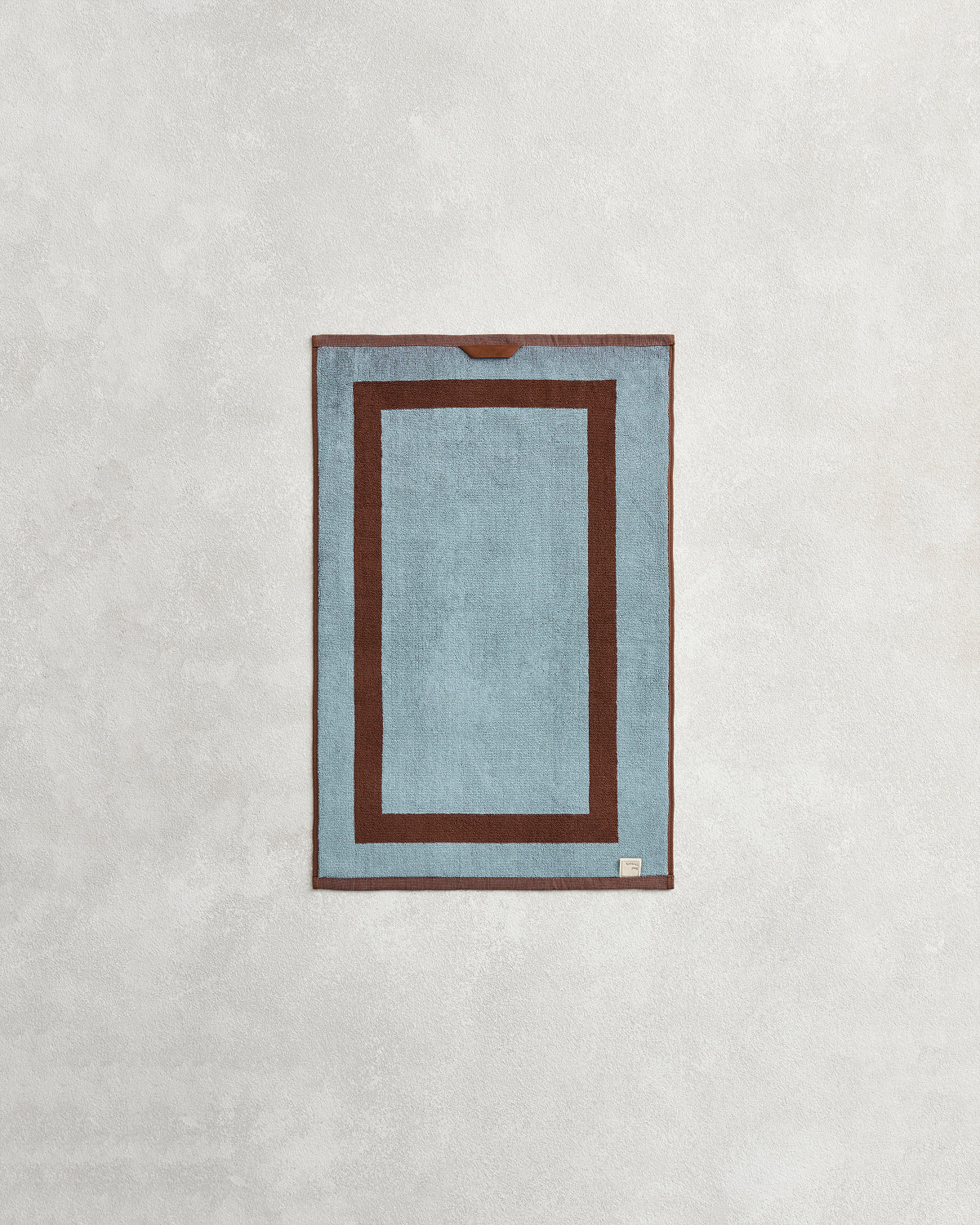 Cacao & Lagoon Two-Toned 100% Cotton Terry Hand Towel - Image 5