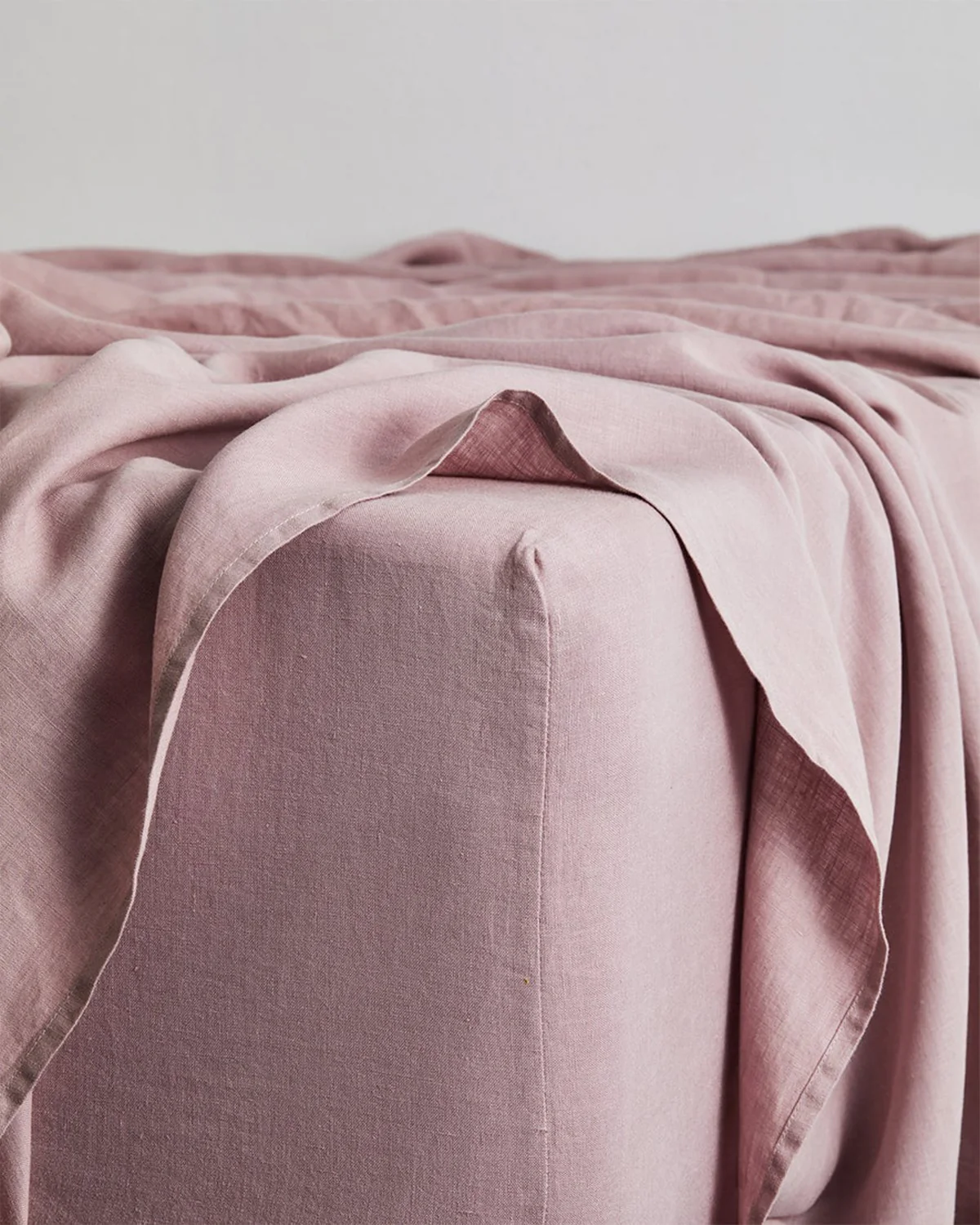 Cacao & Lavender 100% French Flax Linen Bedding Bundle - Image 3