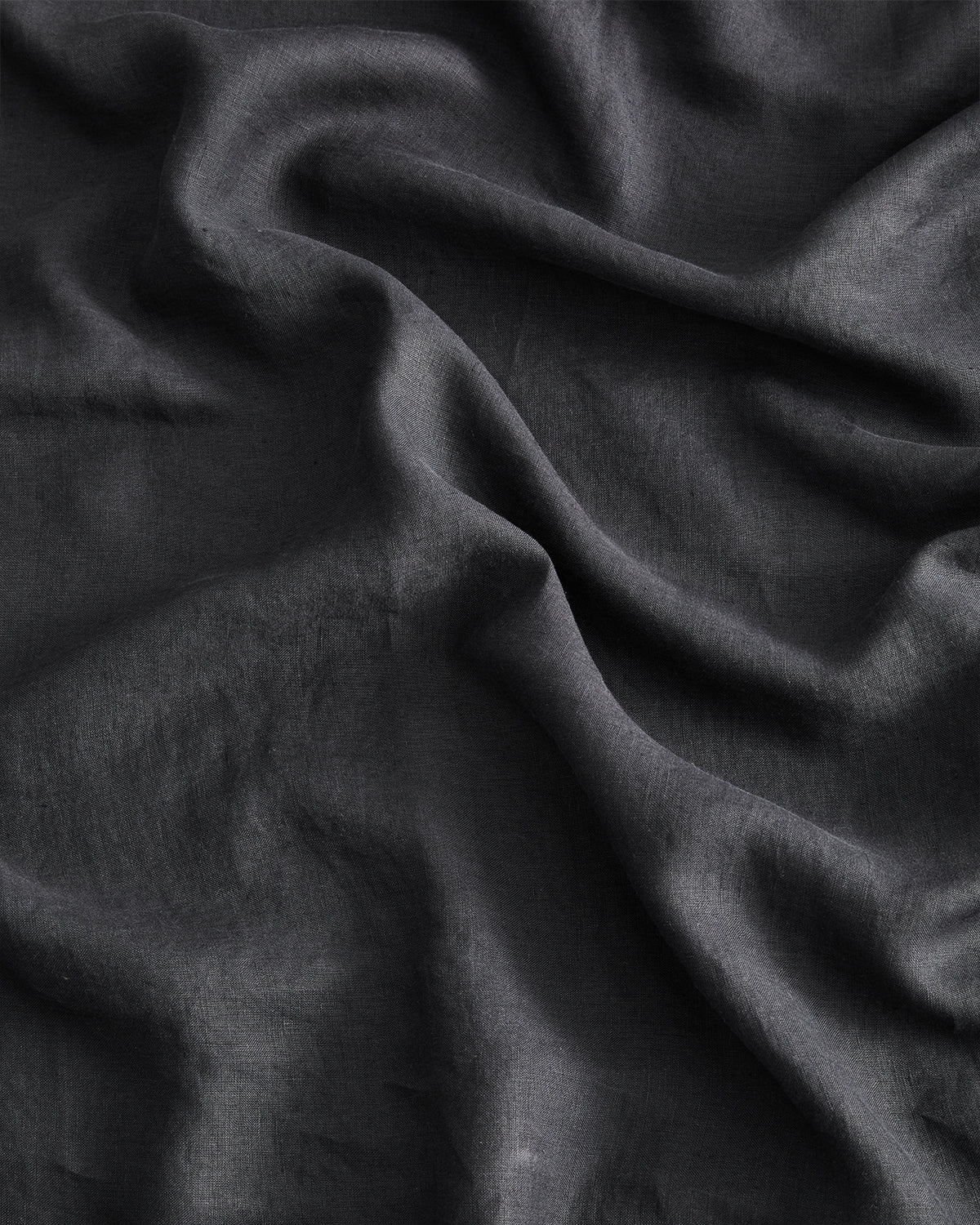 Charcoal 100% French Flax Linen Bedding Set - Image 3