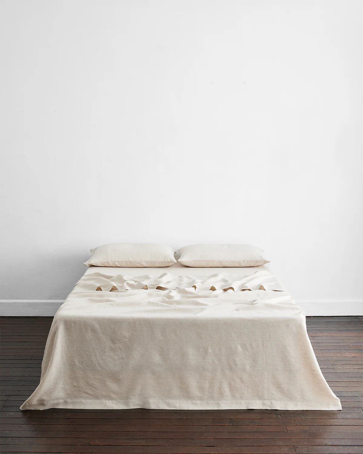 Coast & Oatmeal 100% French Flax Linen Bedding Bundle - Image 4