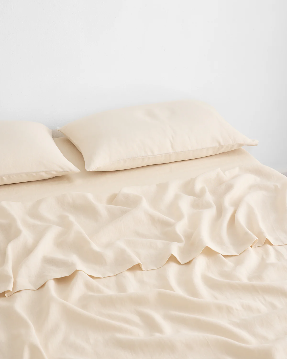 Crème 100% French Flax Linen Sheet Set - Image 3