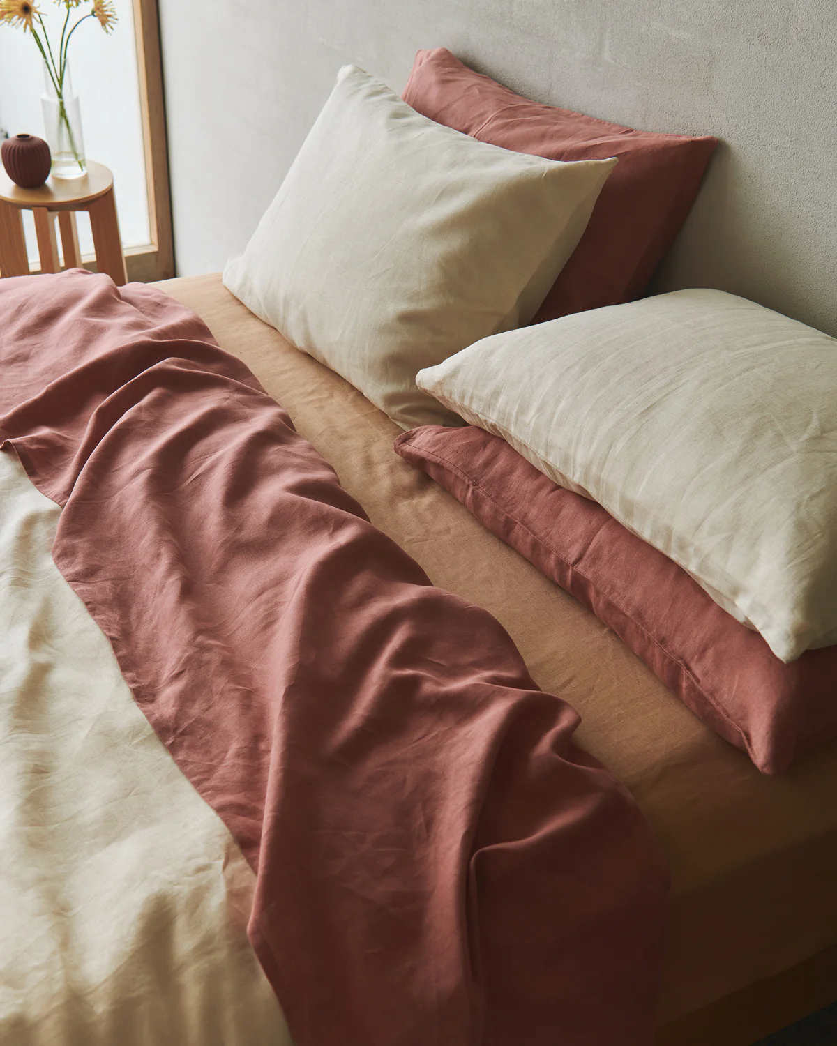Crème 100% French Flax Linen Pillowcases (Set of Two) - Image 4