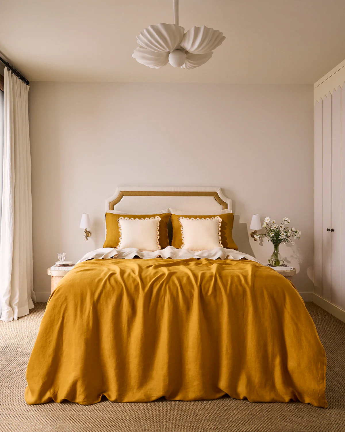 Turmeric 100% French Flax Linen Bedding Set - Image 7