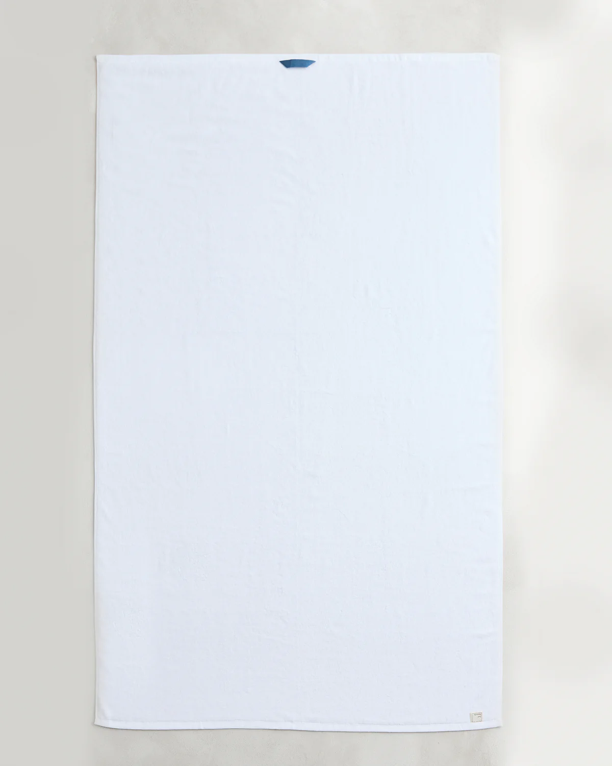 Crisp White 100% Cotton Terry Bath Sheet - Image 3