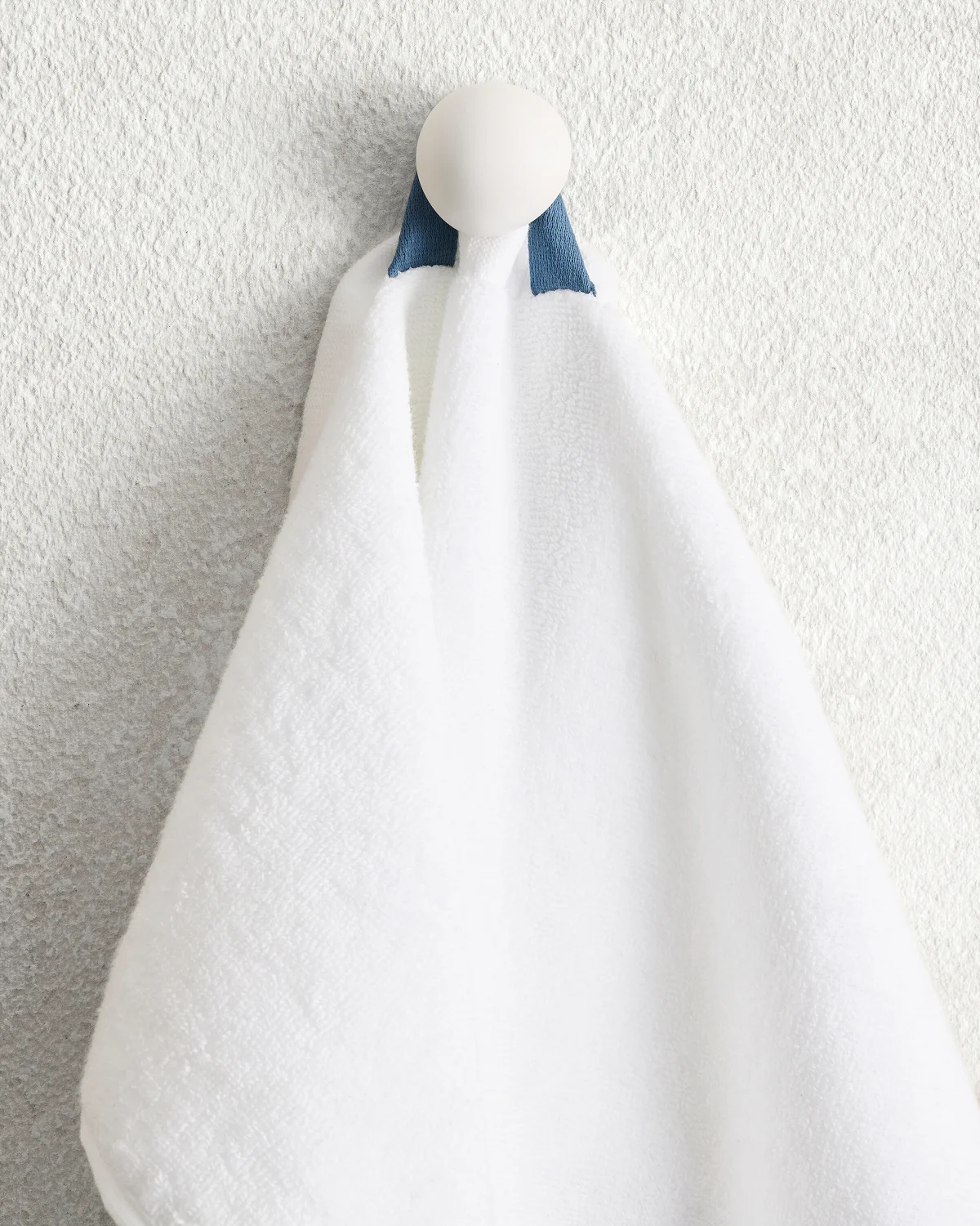 Crisp White 100% Cotton Terry Hand Towel - Image 4