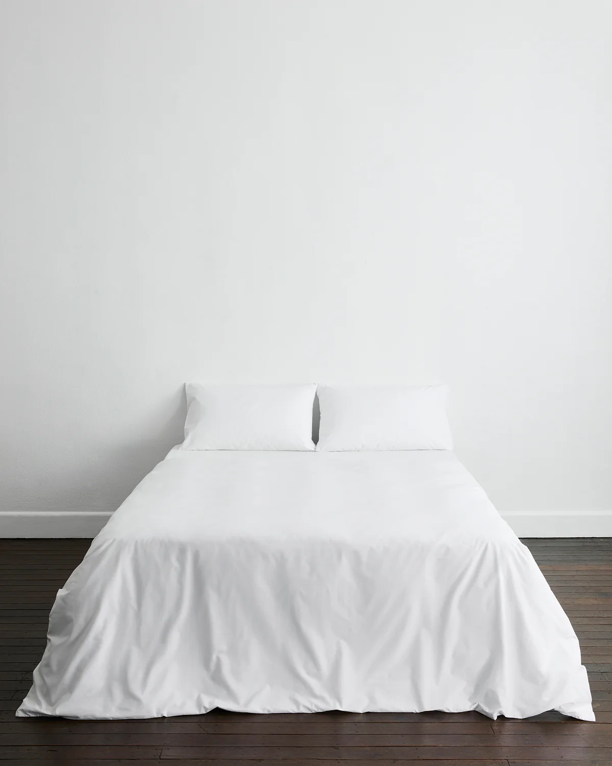 Crisp White 100% Organic Cotton Bedding Set