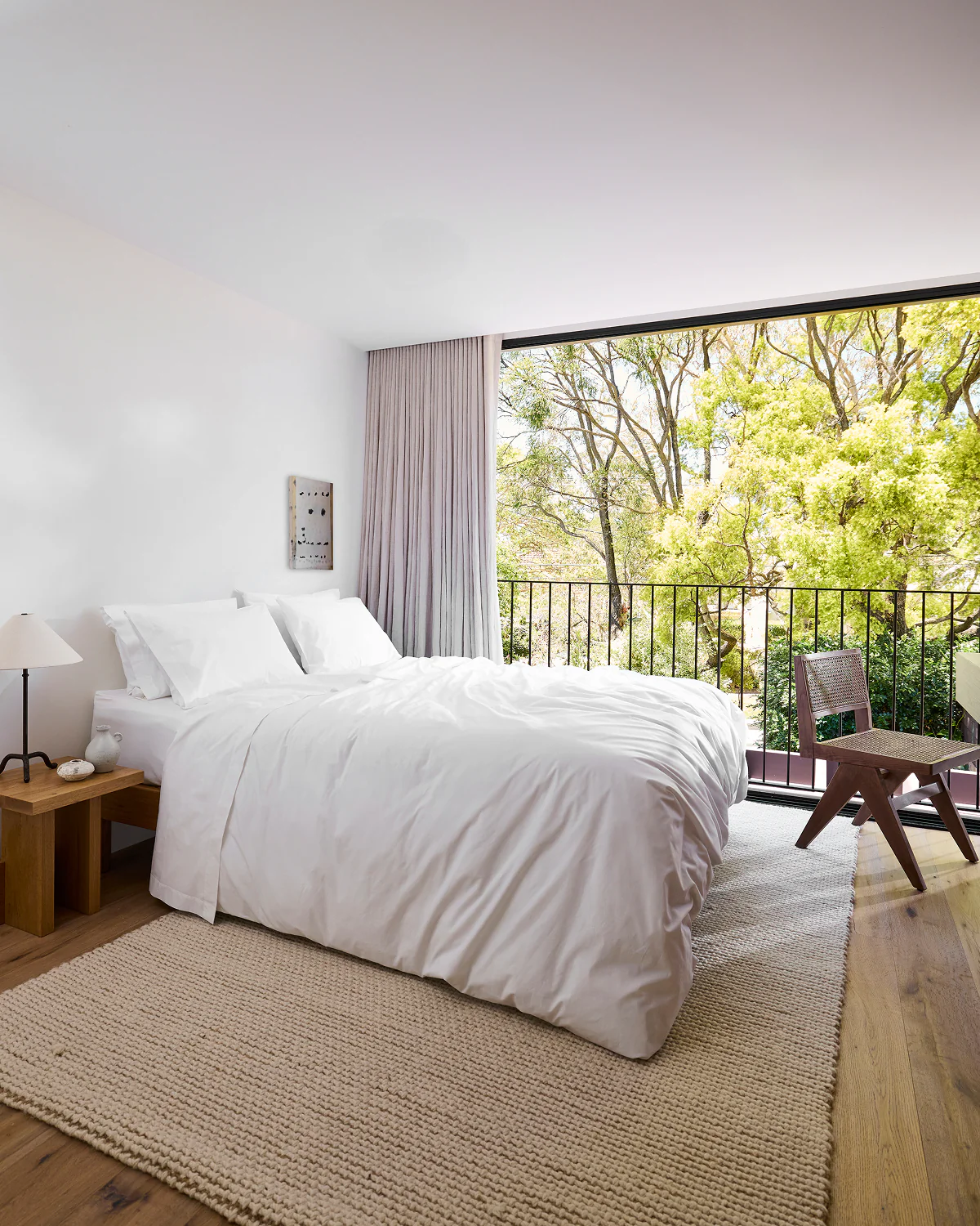 Crisp White 100% Organic Cotton Bedding Set - Image 6