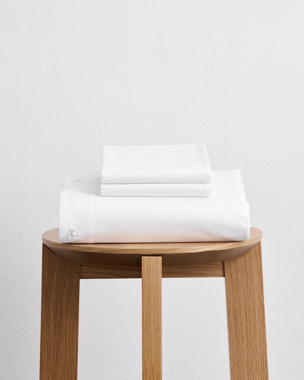 Crisp White 100% Organic Cotton Duvet Cover Set