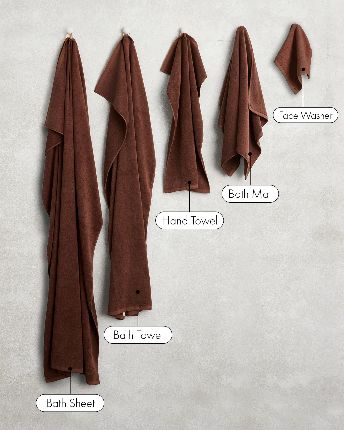 Espresso 100% Cotton Terry Bath Sheet - Image 5