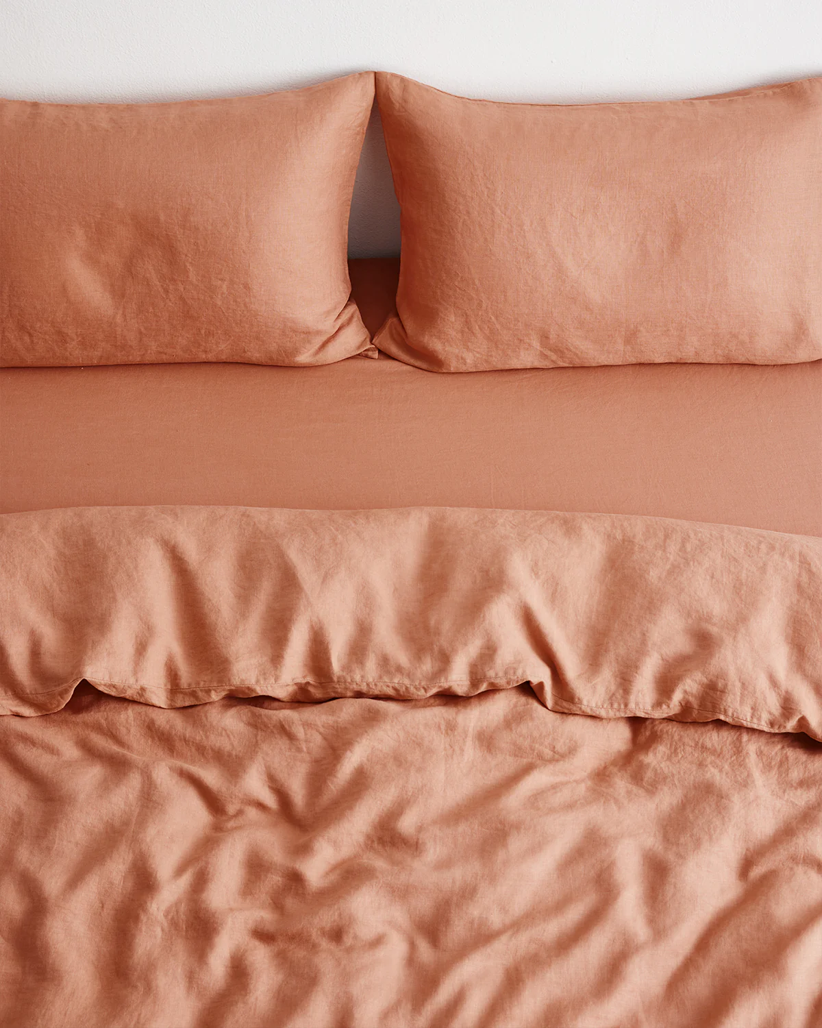 Hazelnut 100% French Flax Linen Duvet Cover - Image 3