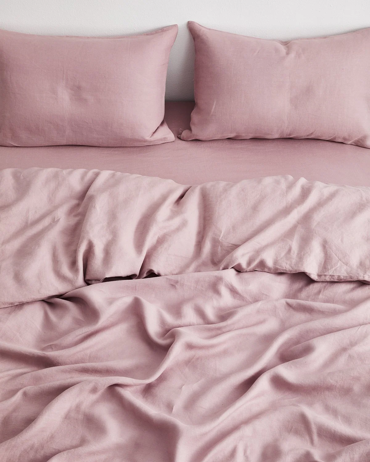 Lavender 100% French Flax Linen Bedding Set - Image 4