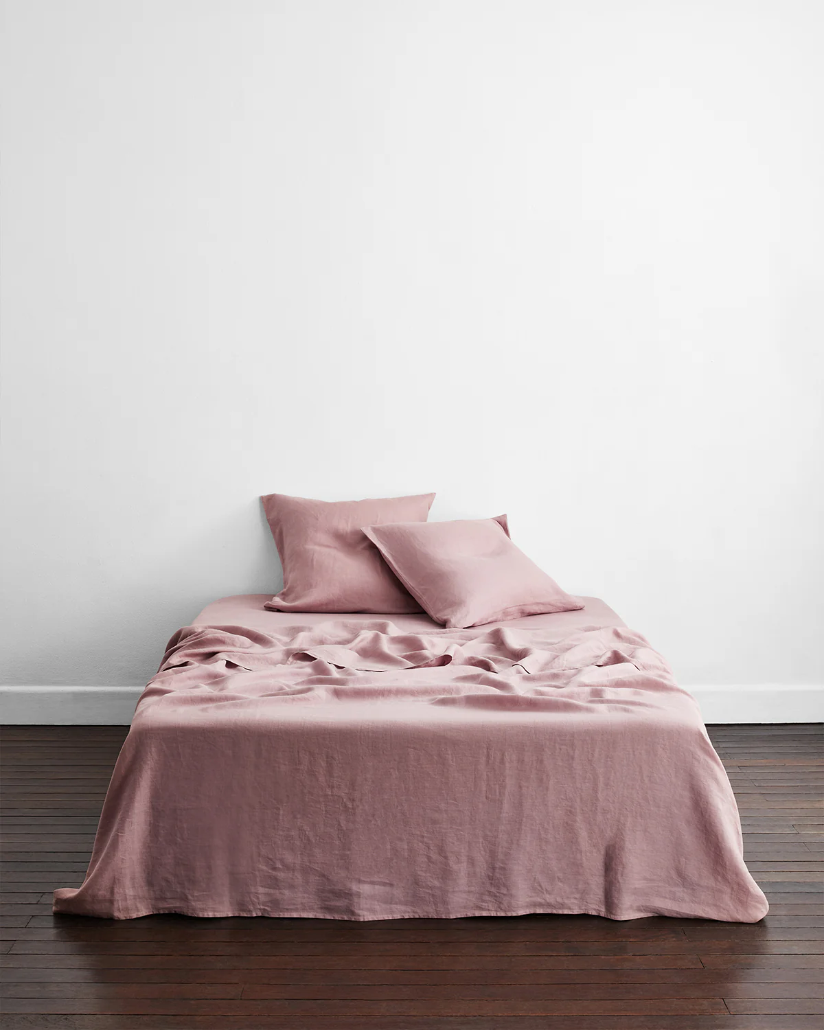 Lavender 100% French Flax Linen European Pillowcases (Set of Two) - Image 3