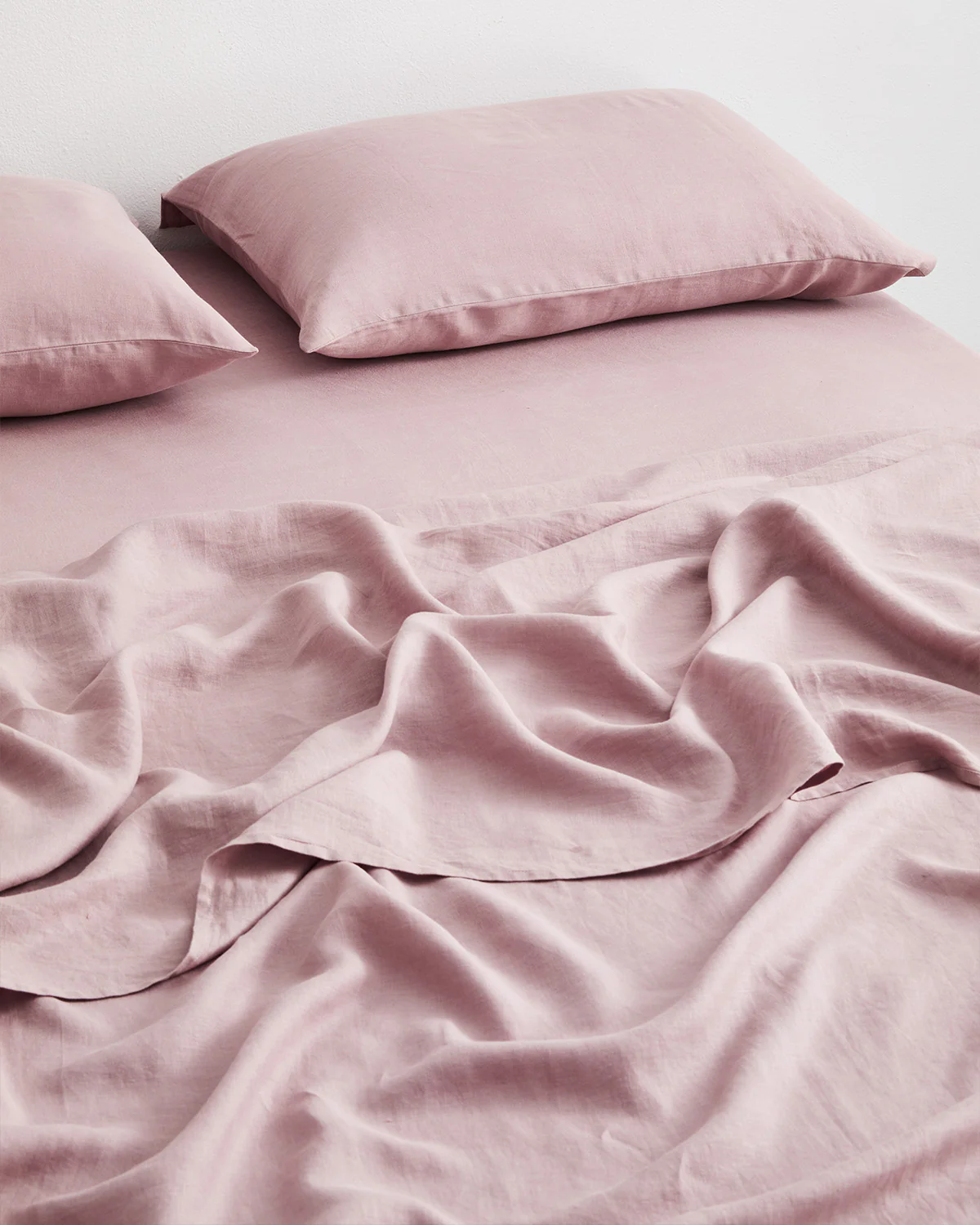 Lavender 100% French Flax Linen Sheet Set - Image 3