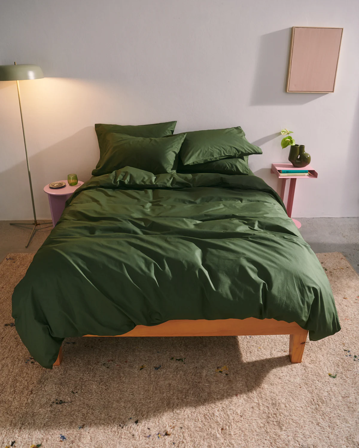 Moss 100% Organic Cotton Flat Sheet - Image 5