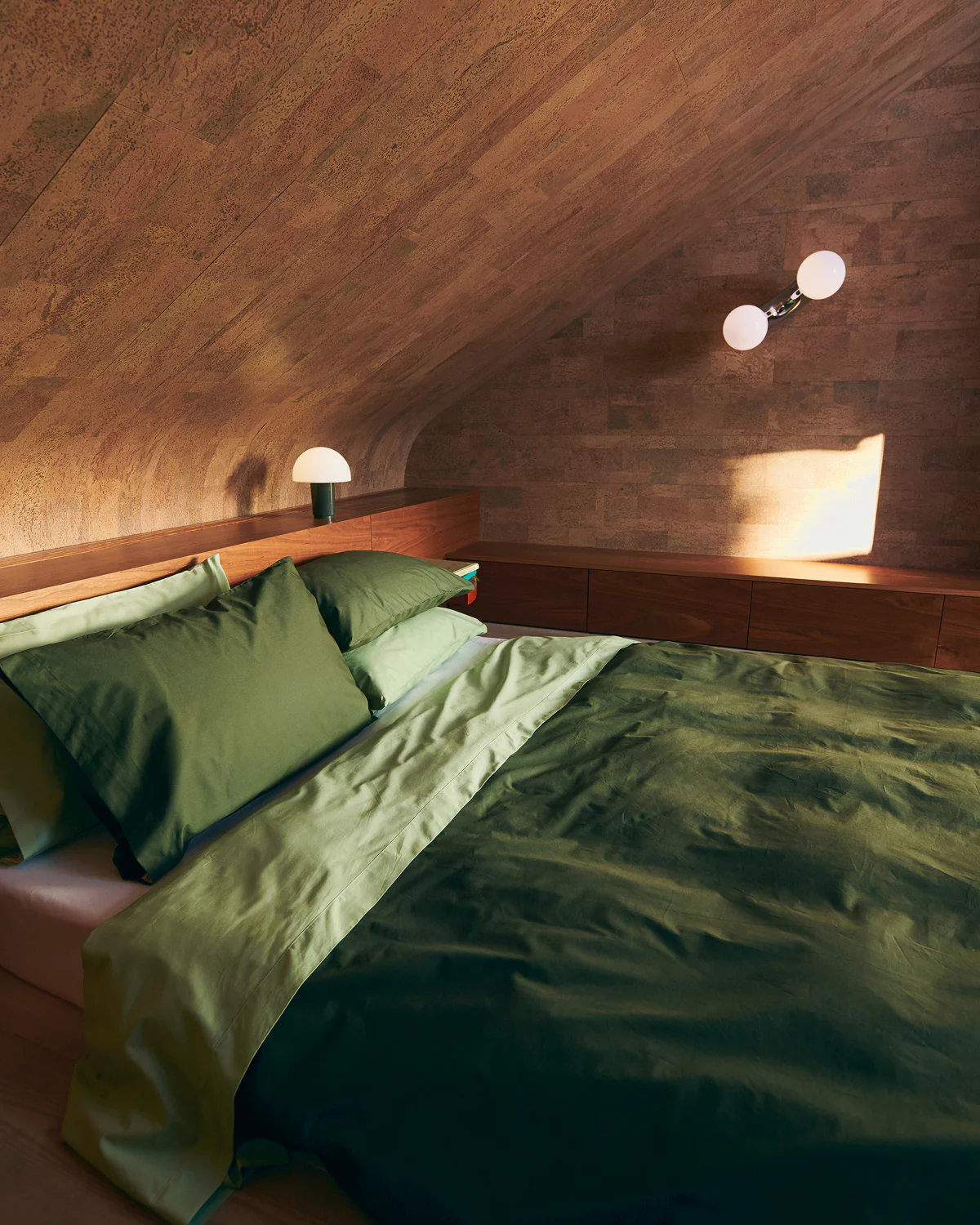 Moss 100% Organic Cotton Duvet Cover - Image 7