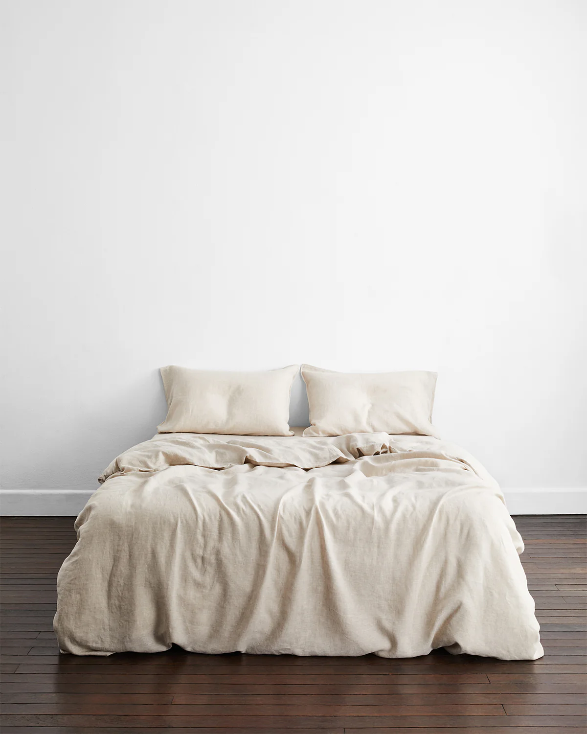 Oatmeal 100% French Flax Linen Pillowcases (Set of Two) - Image 3