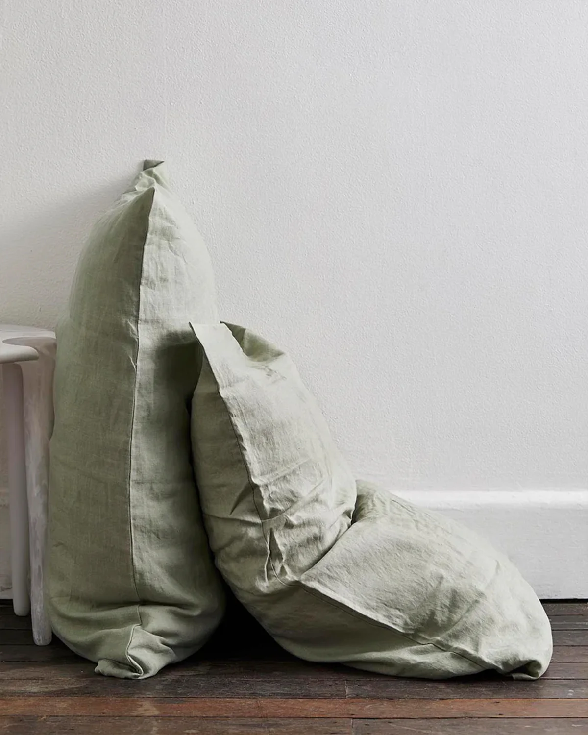 Sage & Crème 100% French Flax Linen Bedding Bundle - Image 6