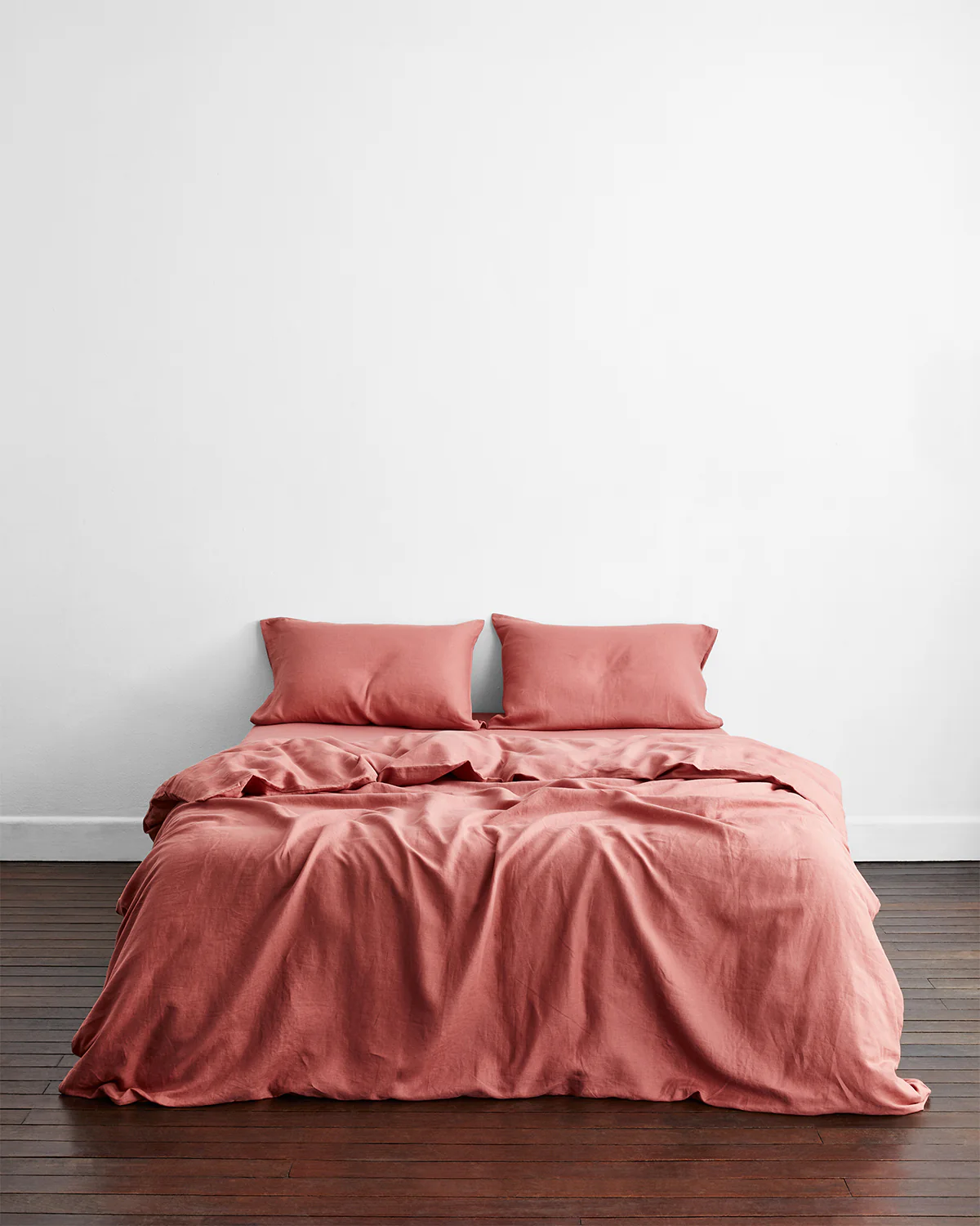 Pink Clay 100% French Flax Linen Pillowcases (Set of Two) - Image 3