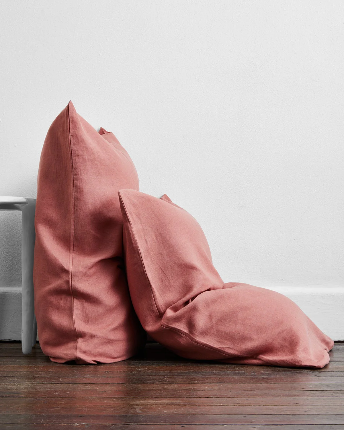 Pink Clay & Terracotta 100% French Flax Linen Bedding Bundle - Image 7