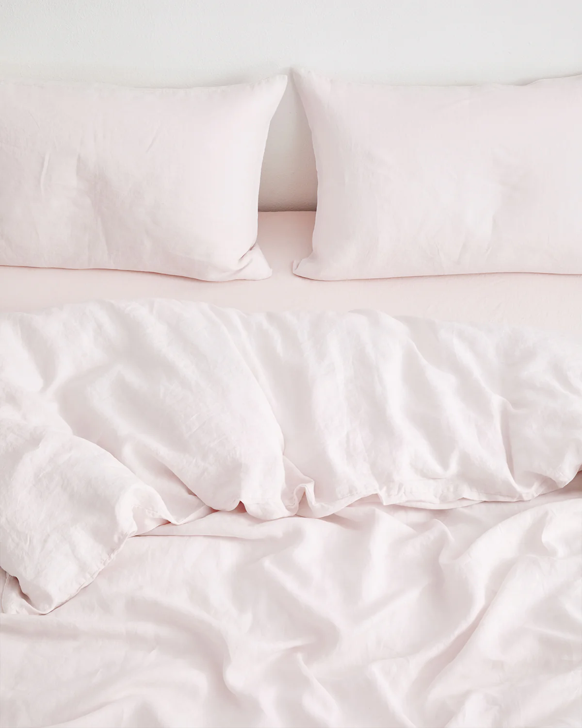Rosewater 100% French Flax Linen Duvet Cover - Image 3