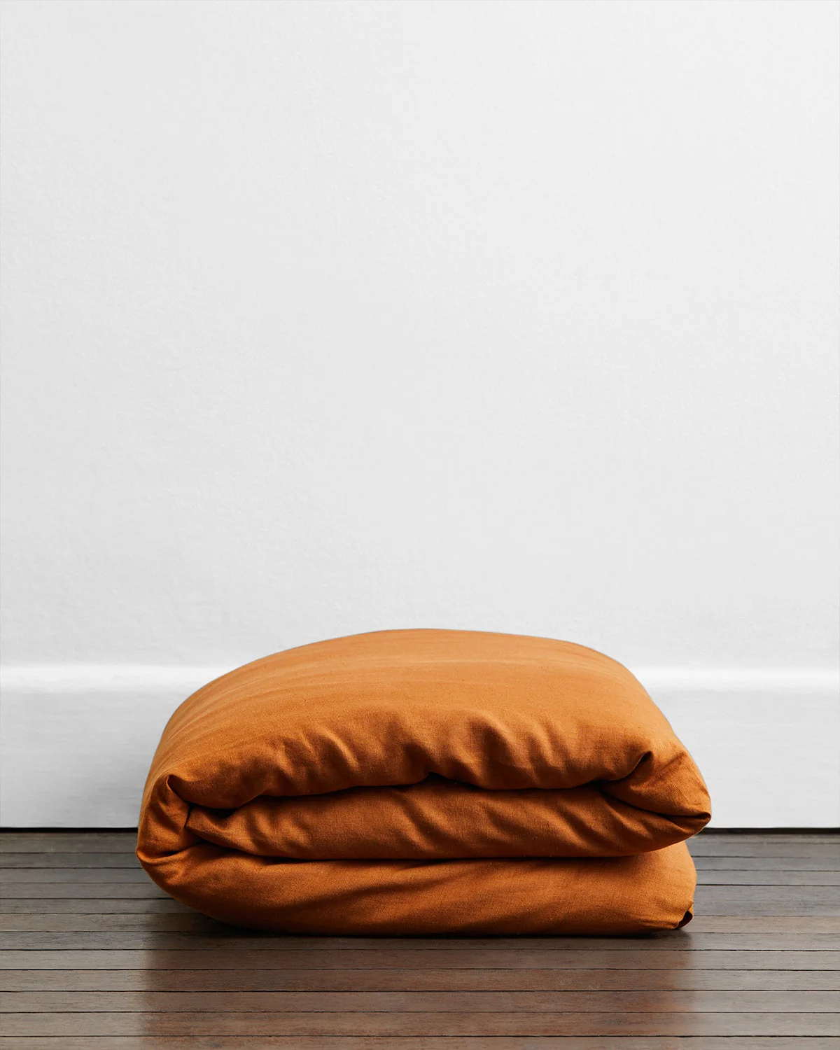 Rust & Terracotta 100% French Flax Linen Bedding Bundle - Image 3