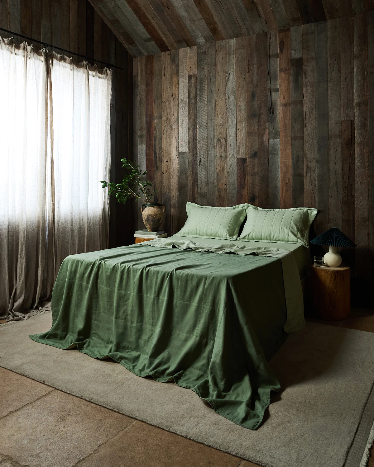 Sage Quilted Pillowcases (Set of Two) - Image 2