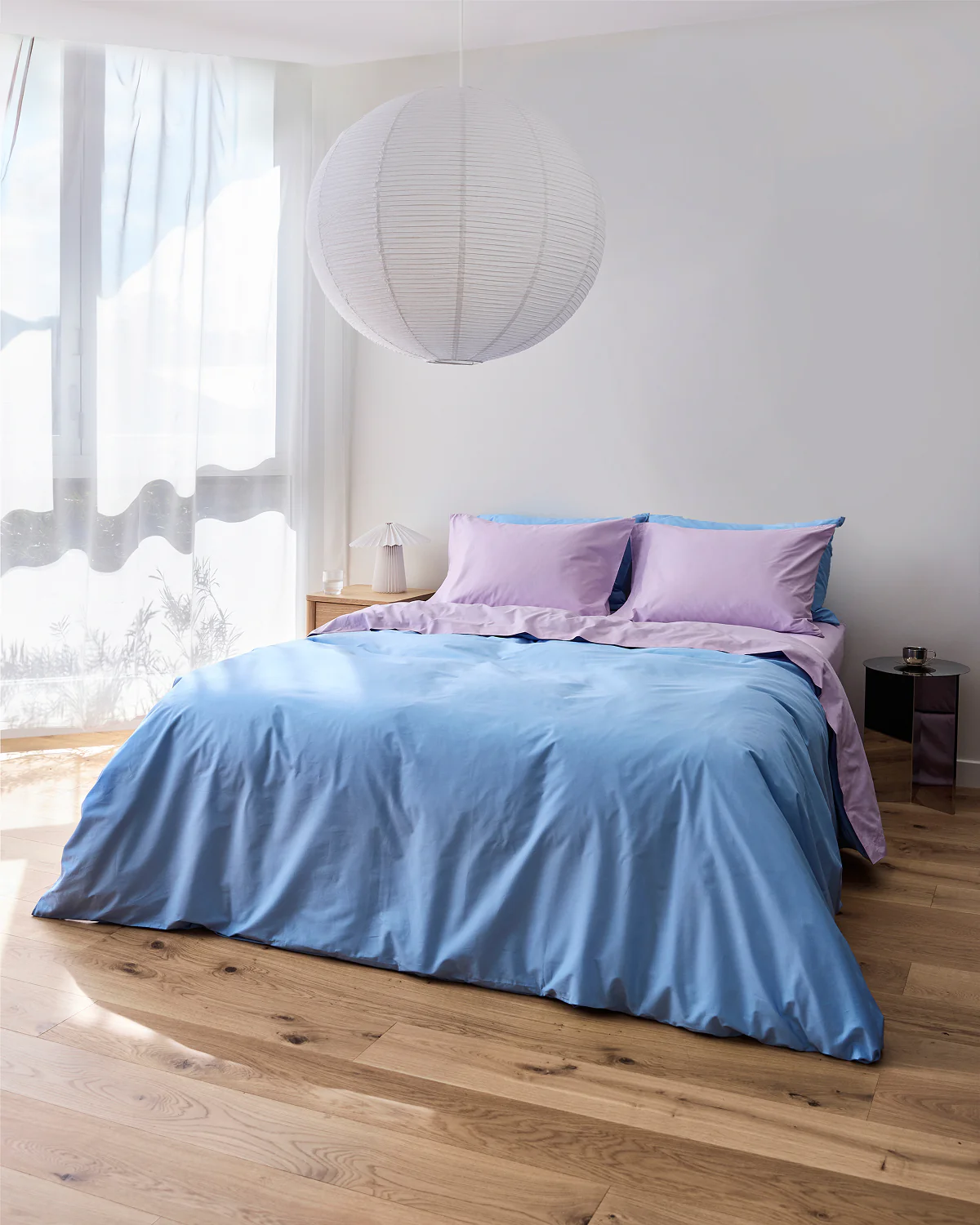 Violet 100% Organic Cotton Sheet Set - Image 6