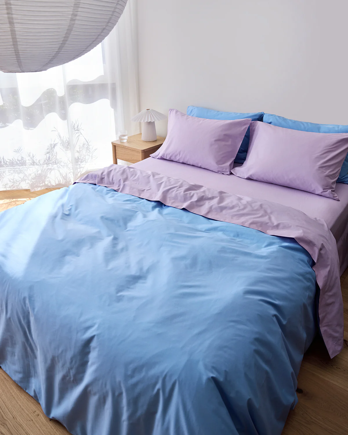 Sky & Violet 100% Organic Cotton Bedding Bundle - Image 2