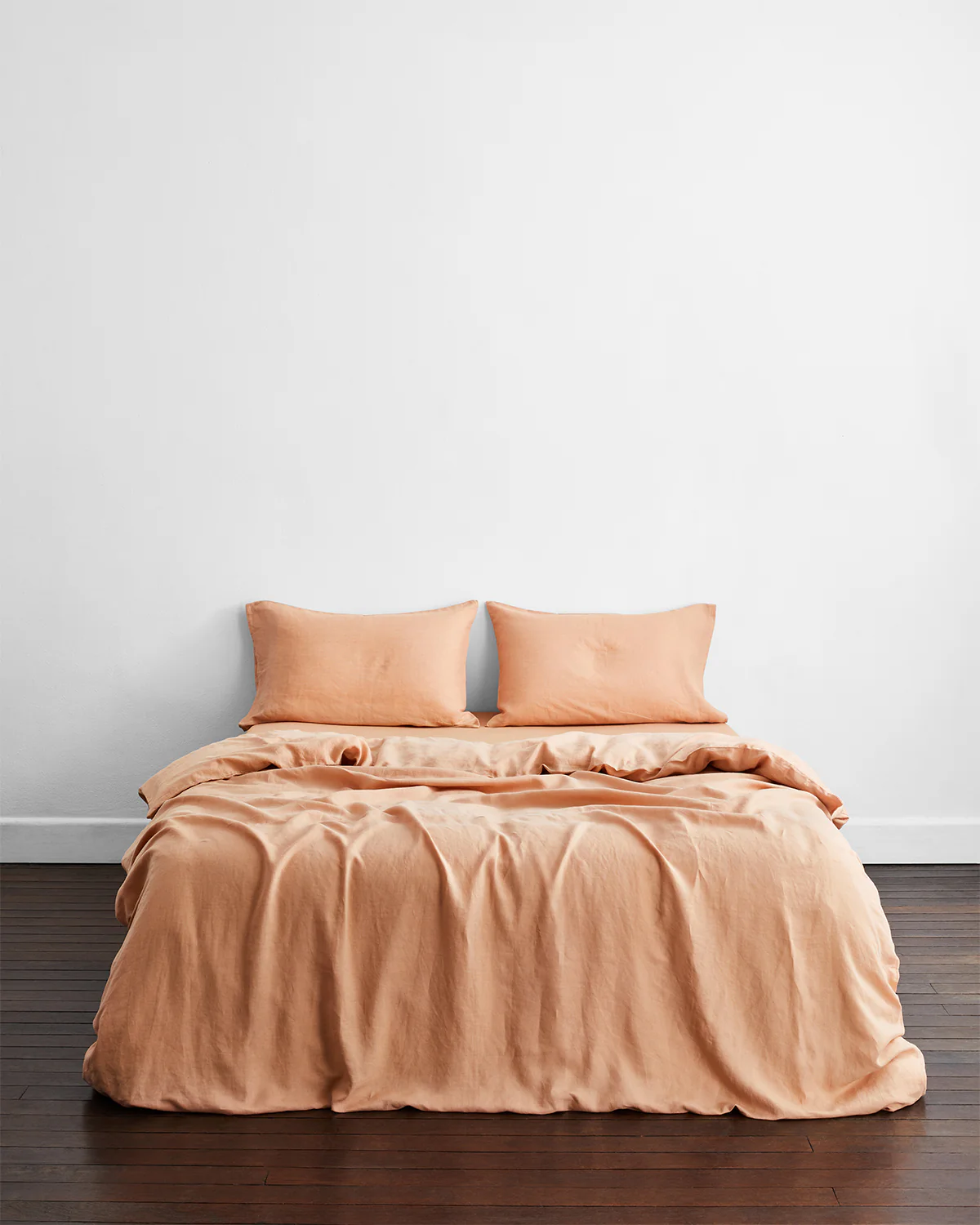 Terracotta 100% French Flax Linen Pillowcases (Set of Two) - Image 3