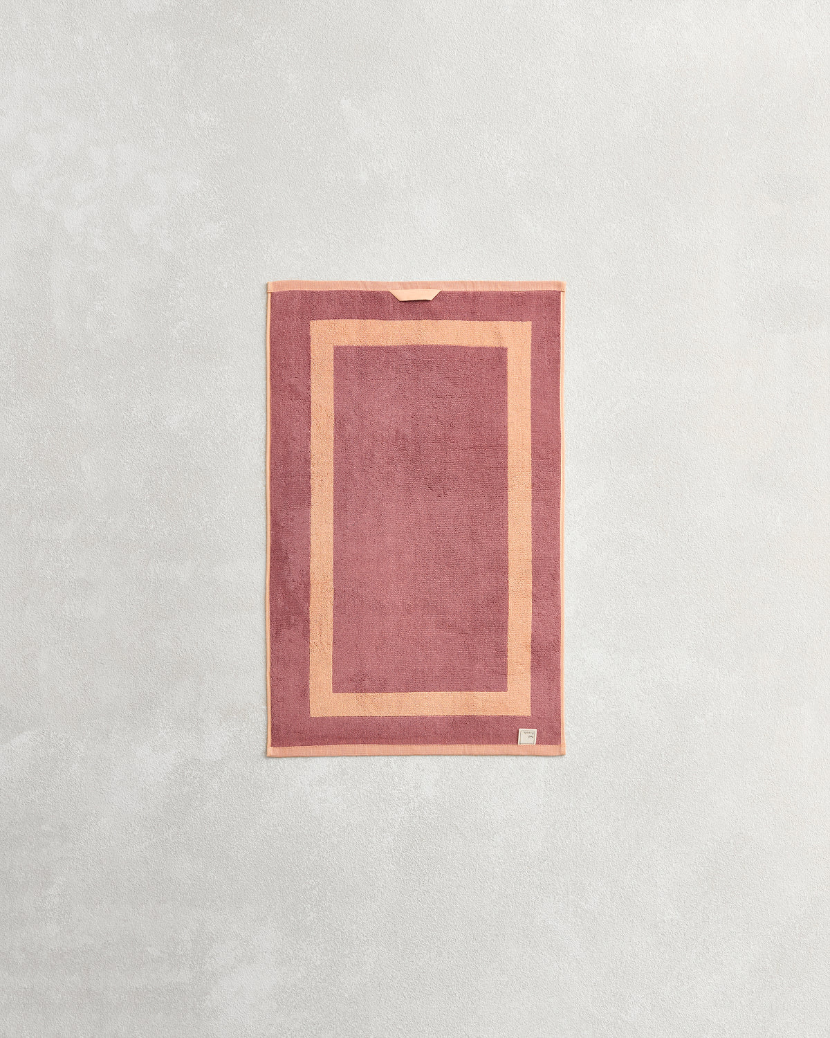 Terracotta & Pink Clay Two-Toned 100% Cotton Terry Hand Towel - Image 6