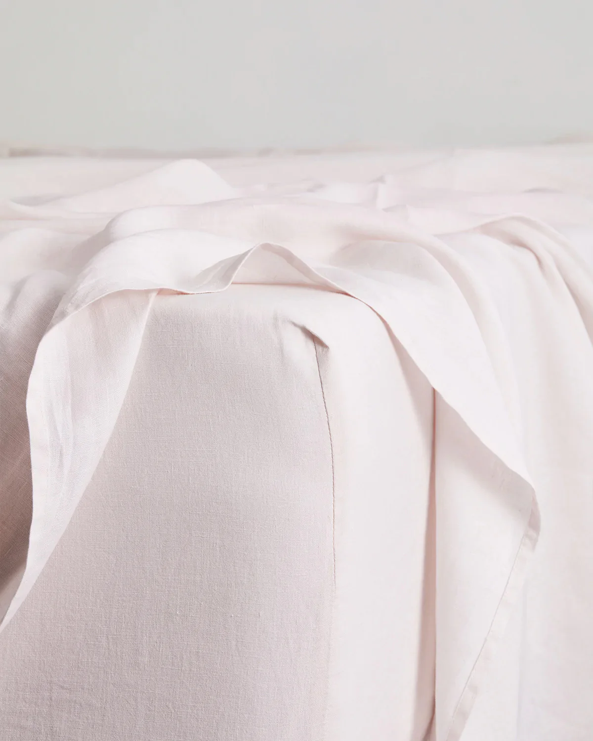 Terracotta, Rosewater & Lavender 100% French Flax Linen Bedding Bundle - Image 4