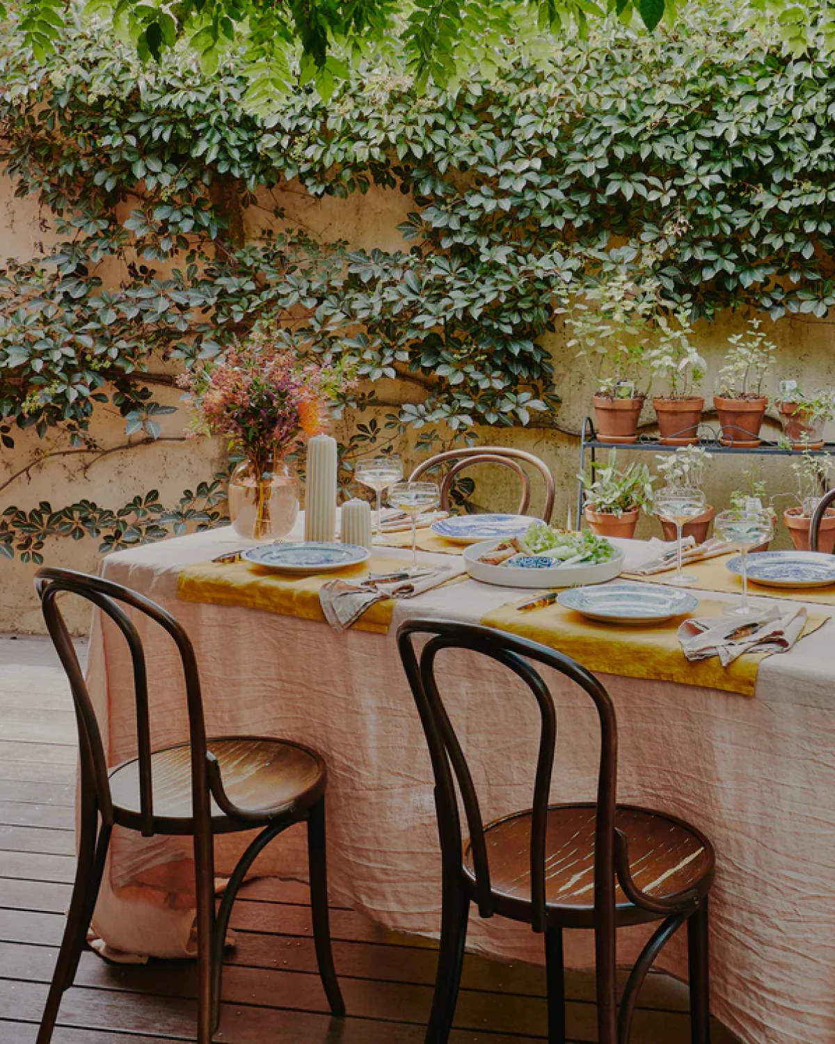 Turmeric 100% French Flax Linen Placemats (Set of Four) - Image 3